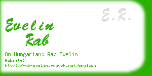 evelin rab business card